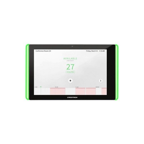 Crestron 10.1 in. Room Scheduling Touch Screen, Black Smooth