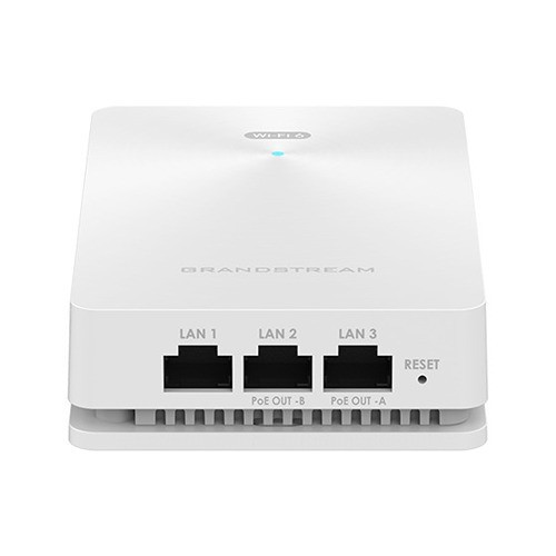 Grandstream Hybrid 802.11ax Wi-Fi 6 In-Wall  AP (2x2 2.4 GHz, 4x4 5.0 GHz)