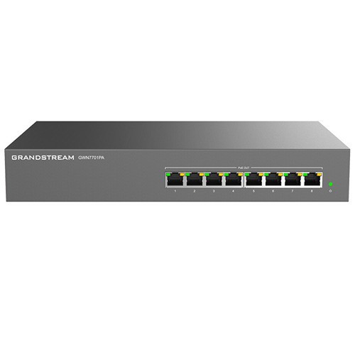 Grandstream Unmanaged Network Switch, 8 x GigE (8 x PoE)