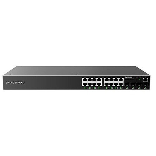 Grandstream Enterprise Layer 3 Managed PoE Network Switch, 16 x GigE, 4 x SFP+